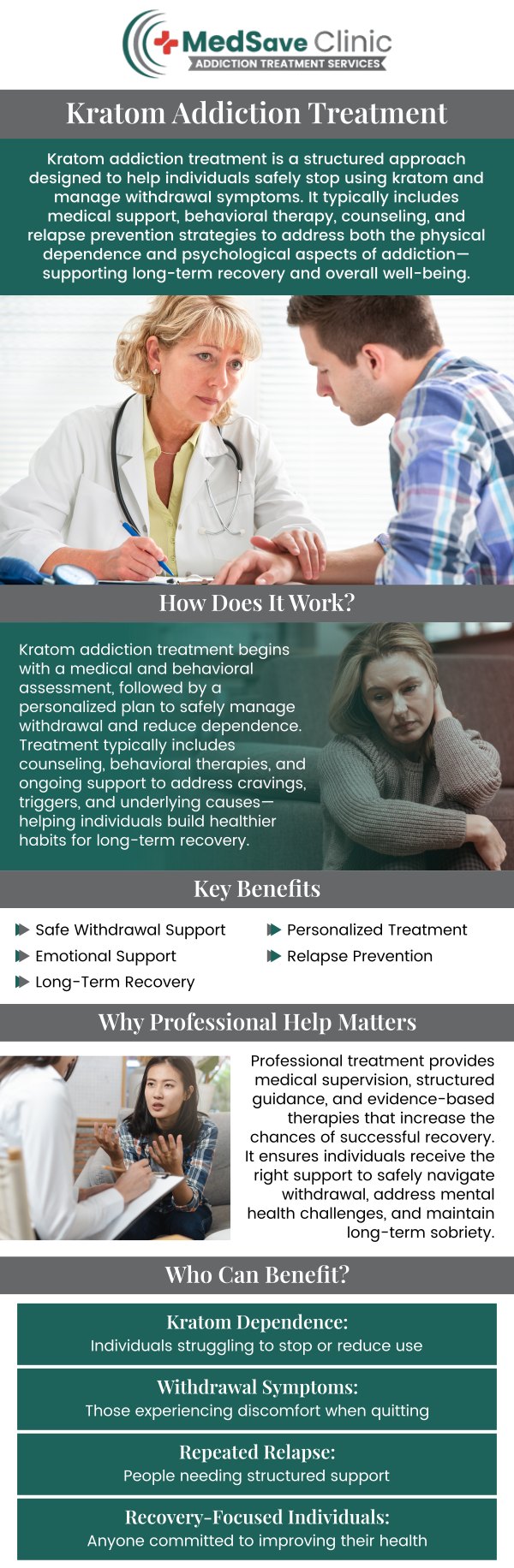 Common questions asked by patients: How can Kratom addiction be treated? What treatment options are available for Kratom addiction? Is medication-assisted treatment (MAT) used for Kratom addiction? What are the withdrawal symptoms of Kratom addiction? For more information, contact us or request an appointment online. We are conveniently located at 246 E Campus View Blvd, Columbus, OH 43235, serving patients from Columbus OH, Flint OH, Galena OH, Powell OH, Westerville OH, and the surrounding areas.